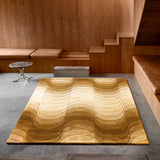 Wave Rug - Gul
