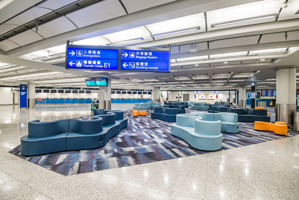 Cloverleaf Sofa for Hongkong Airport