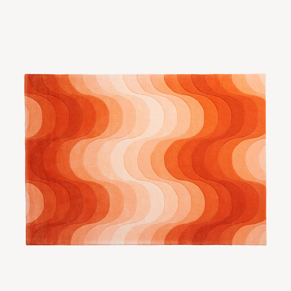 Wave Rug - Orange